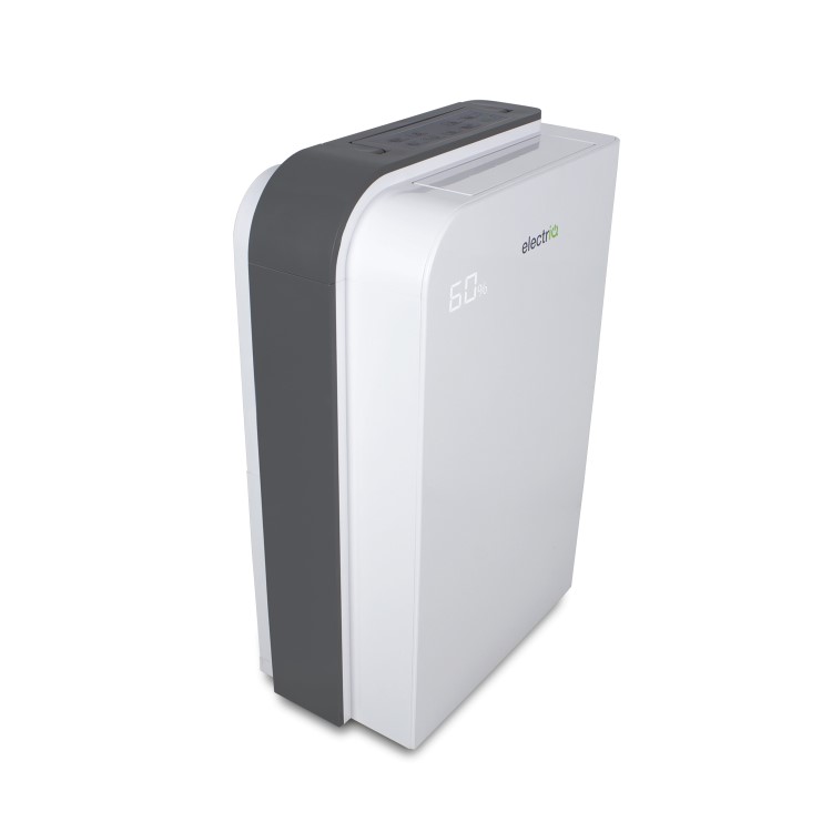 Refurbished electriQ 25 Litre Smart App Alexa Low Energy Dehumidifier with True Hepa and UV Air Purifier