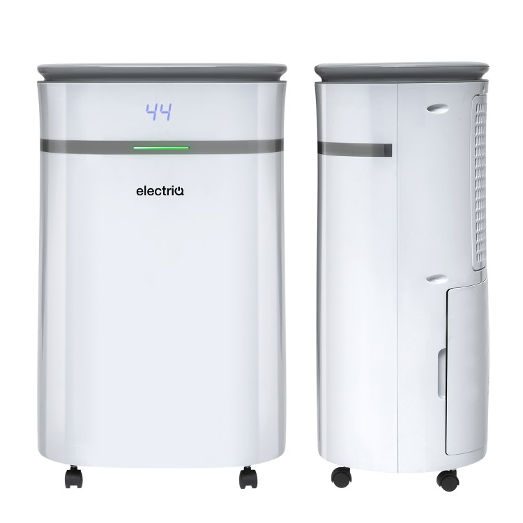 Refurbished electriQ 25 Litre Smart App Alexa Low Energy Dehumidifier with True Hepa and UV Air Purifier