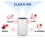 Refurbished electriQ 20 Litre Low Energy UV Antibacterial Dehumidifier with HEPA Air Purifier