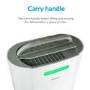 GRADE A1 - electriQ 12L Low Energy Smart App Wi-Fi Alexa Dehumidifier for up to 3 bed house with UV Air Purifier 