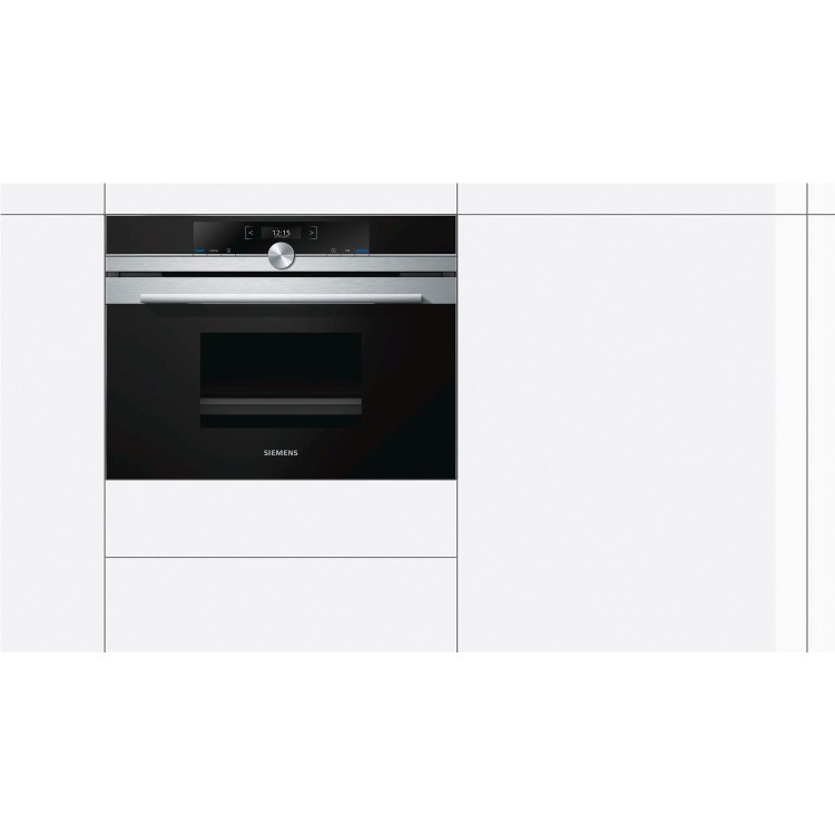 Siemens iQ700 Compact Digital Steam Oven - Stainless Steel