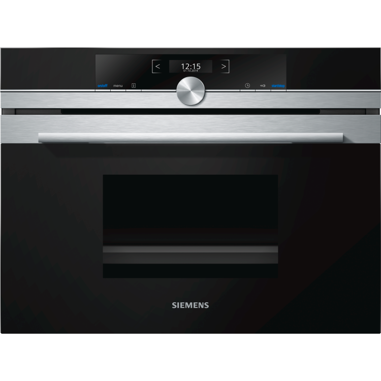 Siemens CD634GBS1B iQ700 Compact Height Steam Oven  With cookControl Plus- Stainless Steel