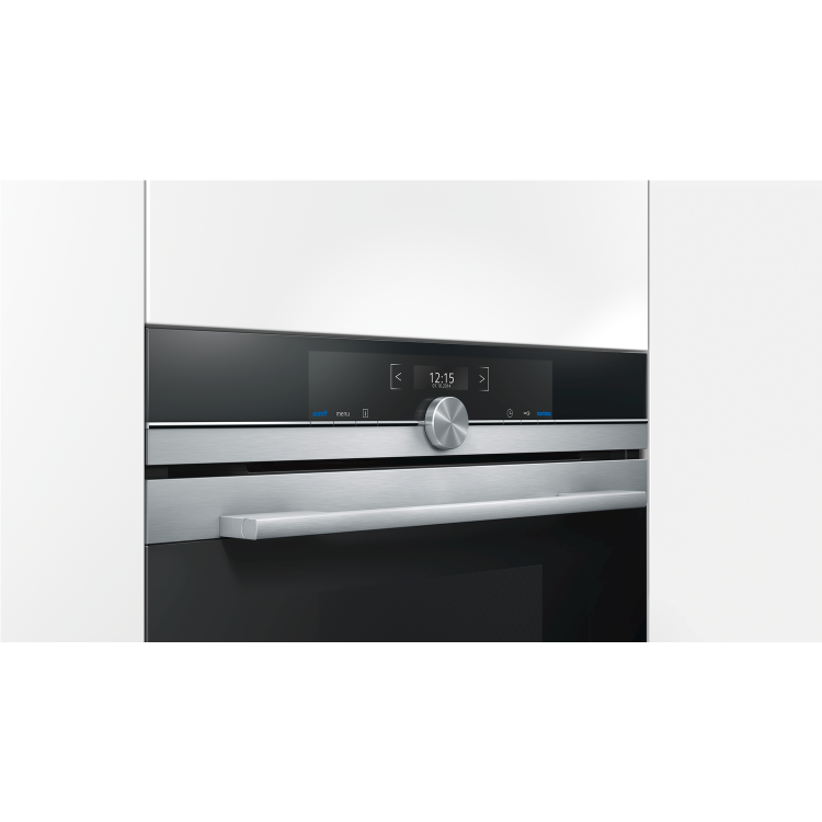 Siemens CD634GBS1B iQ700 Compact Height Steam Oven  With cookControl Plus- Stainless Steel