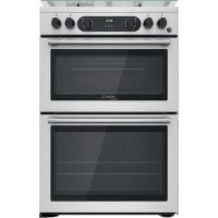 Refurbished Hotpoint Cannon CD67G0CCX 60cm Double Oven Gas Cooker Stainless Steel Refurbished Hotpoint Cannon CD67G0CCX 60cm Double Oven Gas Cooker Stainless Steel