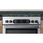 Refurbished Hotpoint Cannon CD67G0CCX 60cm Double Oven Gas Cooker Stainless Steel