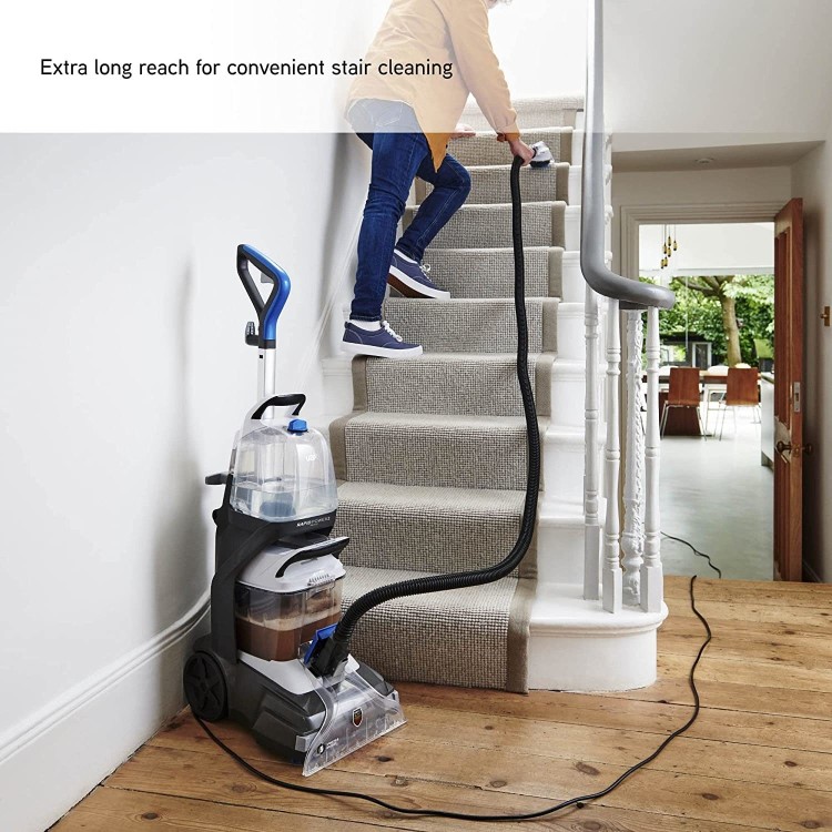 Vax Rapid Power 2 Reach Carpet Cleaner - Grey White & Blue