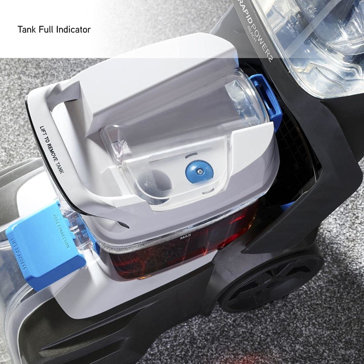 Vax Rapid Power 2 Reach Carpet Cleaner - Grey White & Blue