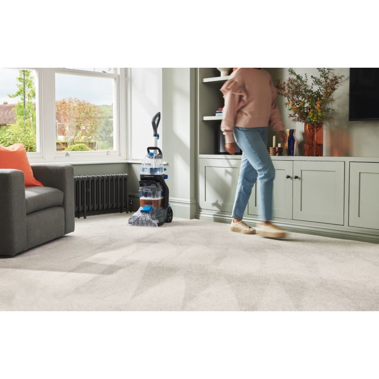 Vax SpinScrub Power Carpet Washer - Grey and Blue