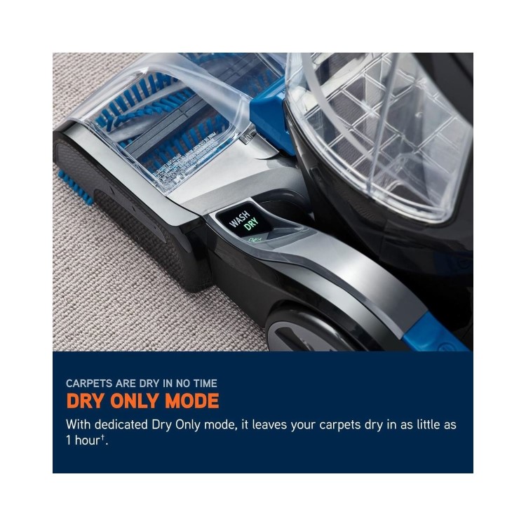 Vax Platinum SmartWash CDCW-SWXS Carpet Cleaner – Powerful Carpet & Upholstery Cleaner Charcoal & Blue