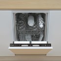 CDIH2L952-80 Candy Brava Integrated Slimline Dishwasher - Black control panel