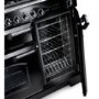 Rangemaster CDL100DFFBLC Classic Deluxe 100cm Dual Fuel Range Cooker - Black & Chrome
