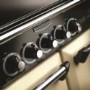 Rangemaster CDL100DFFBLC Classic Deluxe 100cm Dual Fuel Range Cooker - Black & Chrome