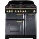 CDL90DFFSLB Rangemaster Classic Deluxe 90cm Dual Fuel Range Cooker - Slate Grey