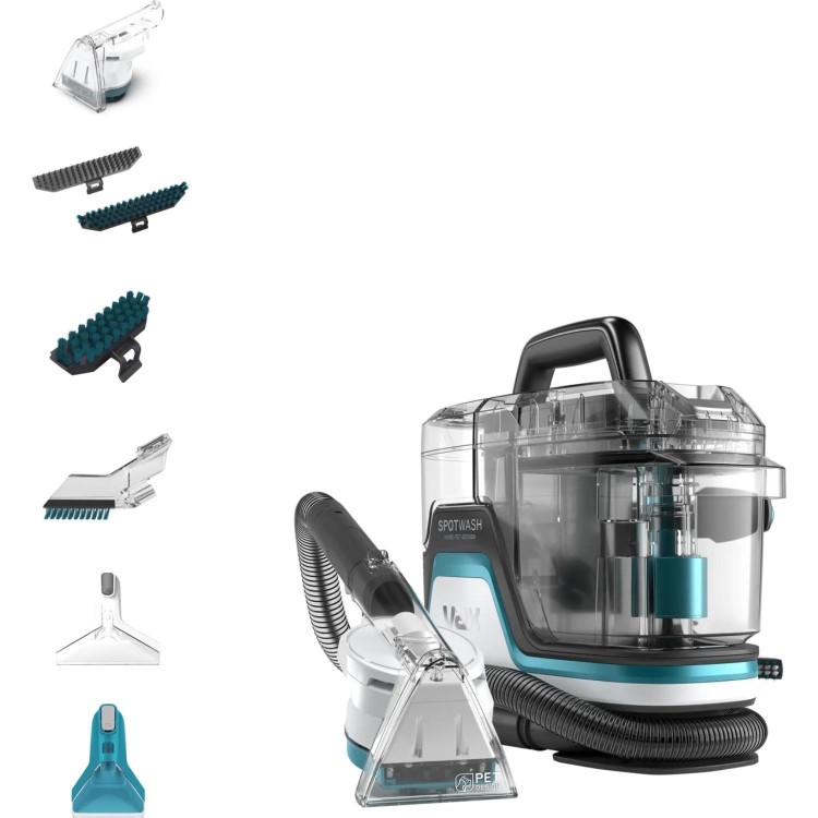 Vax SpotWash Home Pet-Design Carpet Washer - White Grey & Teal