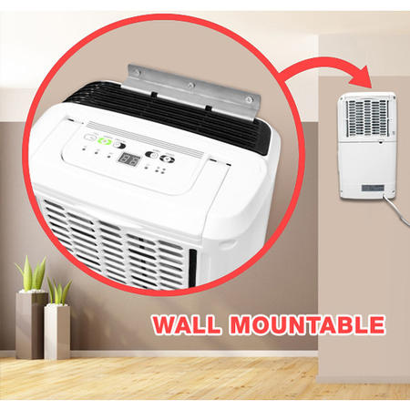 GRADE A1 - ElectiQ 12L Slim premium Anti-bacterial Wall-mountable Dehumidifier -up to 3 Bed House