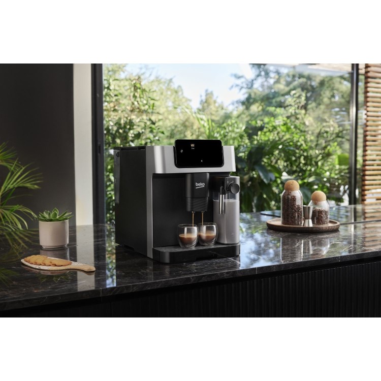 Refurbished Beko CaffeExperto Bean to Cup Coffee Machine with Integrated Milk Jug