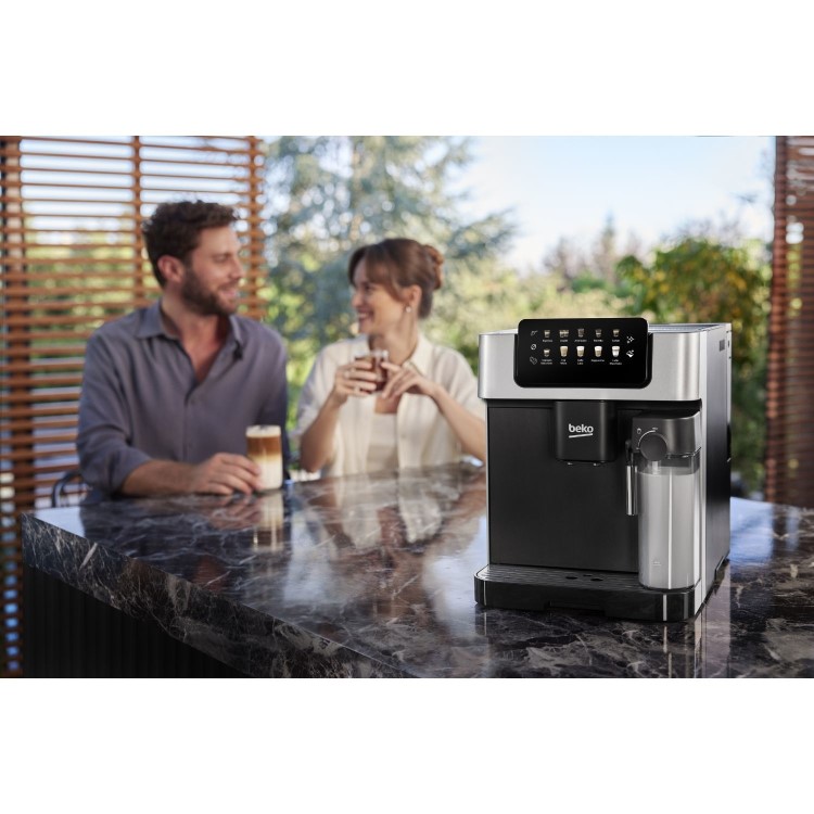 Refurbished Beko CaffeExperto Bean to Cup Coffee Machine with Integrated Milk Jug
