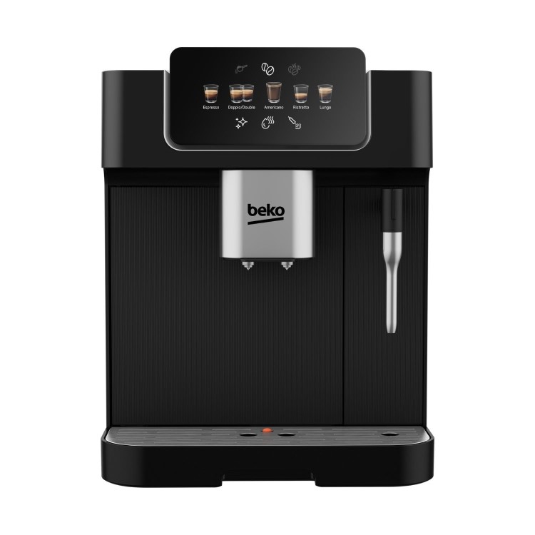 Beko CEG7302B CaffeExperto Bean-to-Cup Coffee Machine – Black Milk Frother & Touch Display