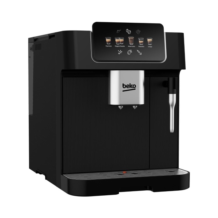 Beko CEG7302B CaffeExperto Bean-to-Cup Coffee Machine – Black Milk Frother & Touch Display