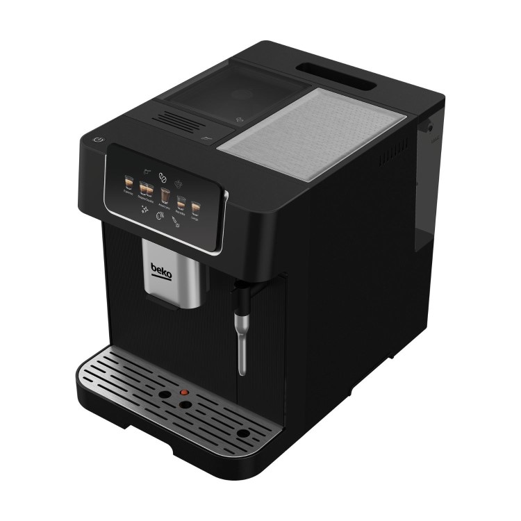 Beko CEG7302B CaffeExperto Bean-to-Cup Coffee Machine – Black Milk Frother & Touch Display