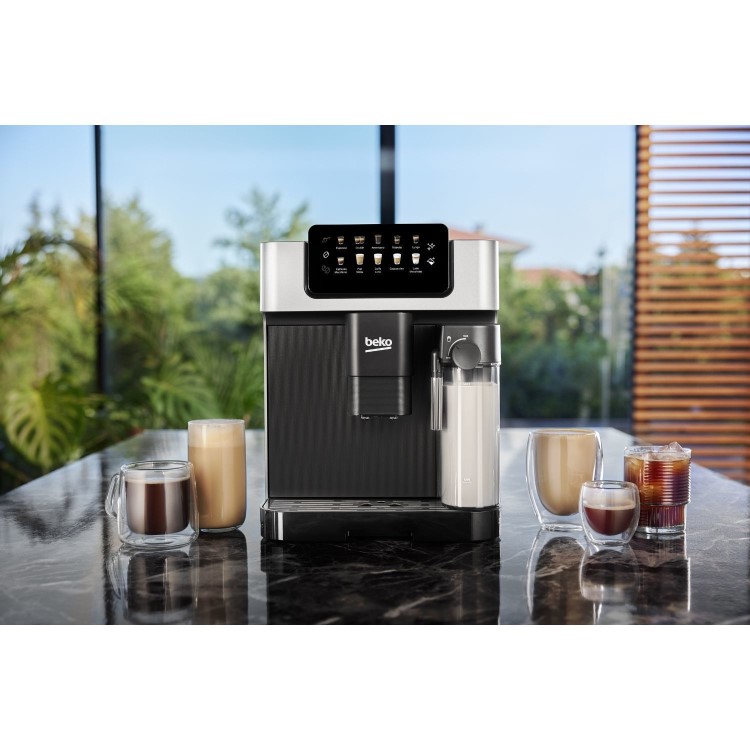 Refurbished Beko CaffeExperto Bean to Cup Coffee Machine with Integrated Milk Jug