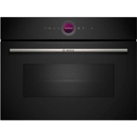 Bosch Series 8 Built-In Microwave with Grill - Black