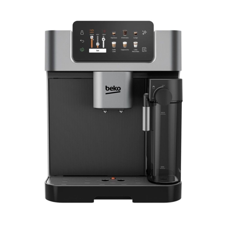 Beko CEG7348X Bean-to-Cup Coffee Machine – Stainless Steel Milk Frother & Touch Display