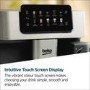 Beko CEG7348X Bean-to-Cup Coffee Machine – Stainless Steel Milk Frother & Touch Display