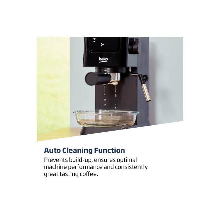 Beko CEP5302B CaffeExperto Bean-to-Cup Coffee Machine – Black Milk Frother & Touch Display