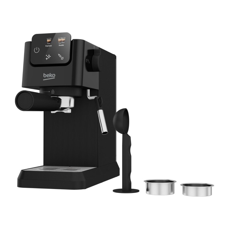 Beko CEP5302B CaffeExperto Bean-to-Cup Coffee Machine – Black Milk Frother & Touch Display