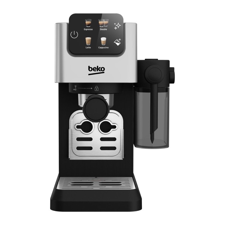 Beko CEP5304X CaffeExperto Bean-to-Cup Coffee Machine – Black Milk Frother & Touch Display
