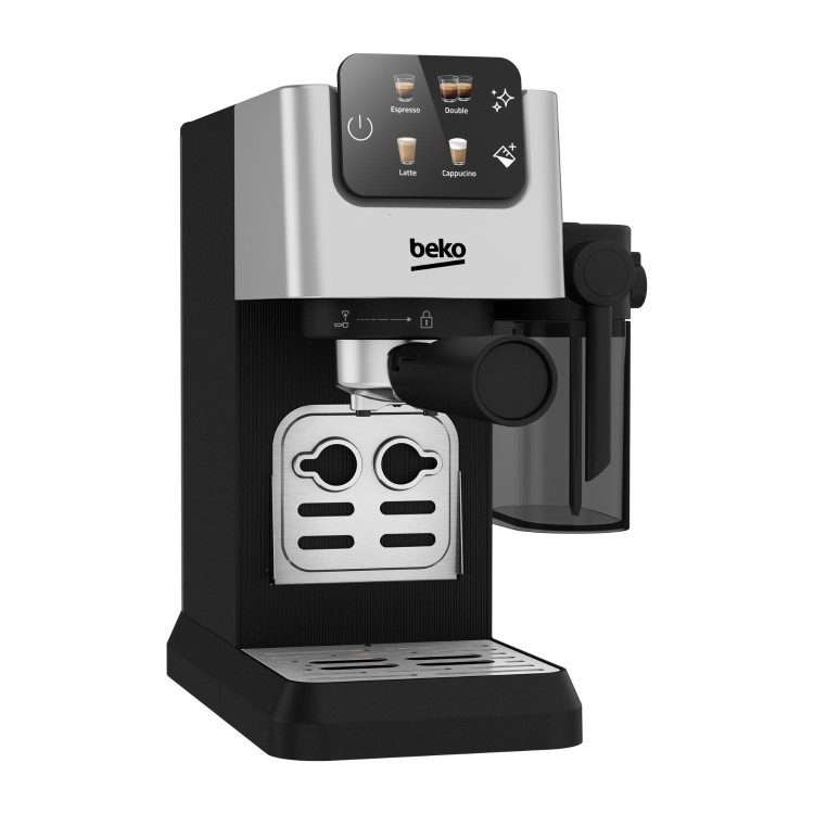 Beko CEP5304X CaffeExperto Bean-to-Cup Coffee Machine – Black Milk Frother & Touch Display