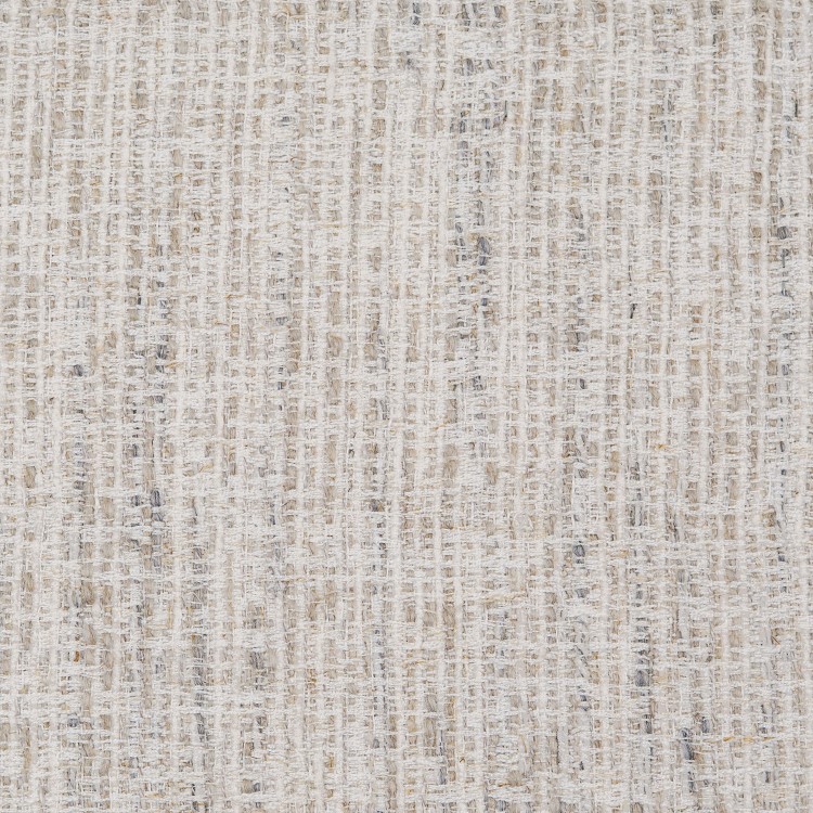 Cream Upholstered Curved Tub Swivel Accent Chair - Cher