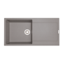 Single Bowl Inset Grey Granite Kitchen Sink 1000mm - Essence
