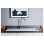 Single Bowl Inset Grey Granite Kitchen Sink 1000mm - Essence