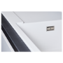 Single Bowl Inset White Granite Kitchen Sink with Reversible Drainer - Essence