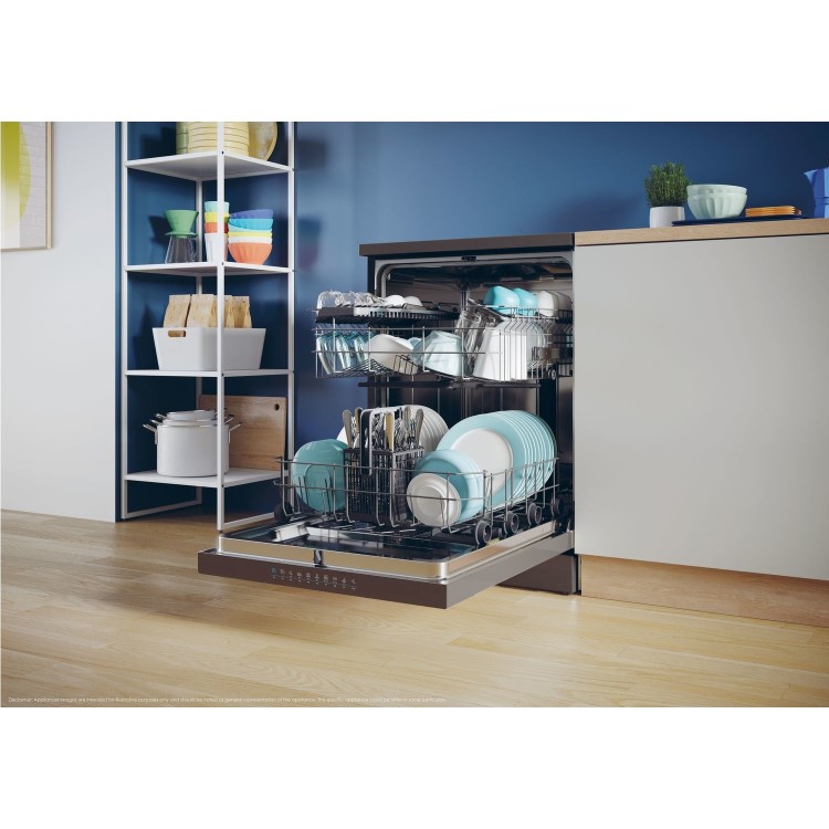 Refurbished Candy Rapido CF3C9E0B Freestanding 13 Place Dishwasher
