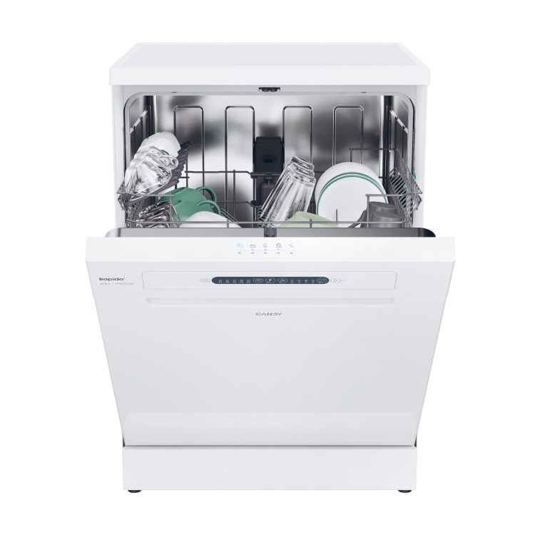 Refurbished Candy RapidO' CF3E53E0W-80 13 Place Freestanding Dishwasher
