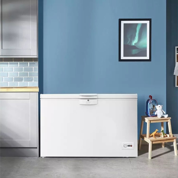 Refurbished Beko 360 Litre Freestanding Chest Freezer - White