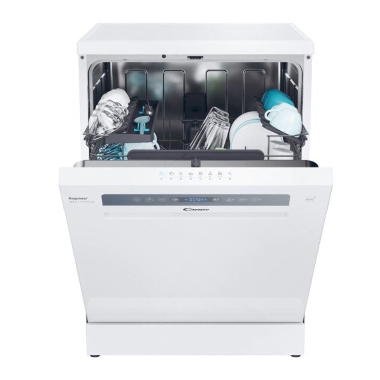 Candy Rapido Freestanding Dishwasher - Smart Wi-Fi, C-Rated, White