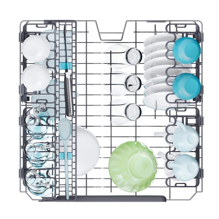 Refurbished Candy Rapido CF5C7F0X 15 Place Freestanding Dishwasher Stainless Steel