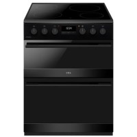CDA 60cm Electric Cooker with Airfry - Black