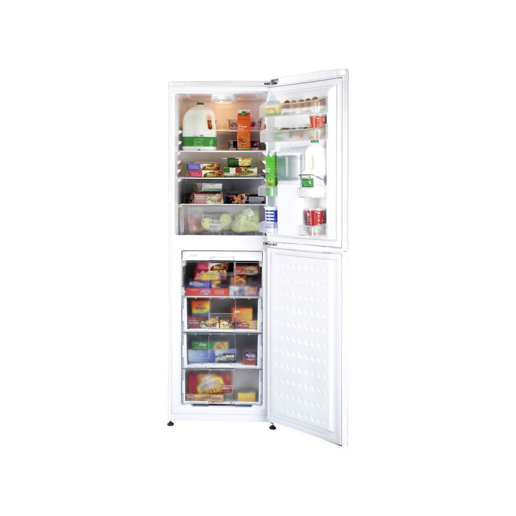 GRADE A3 - Beko 149L 183x55cm Wide Freestanding Fridge Freezer With Water Dispenser White