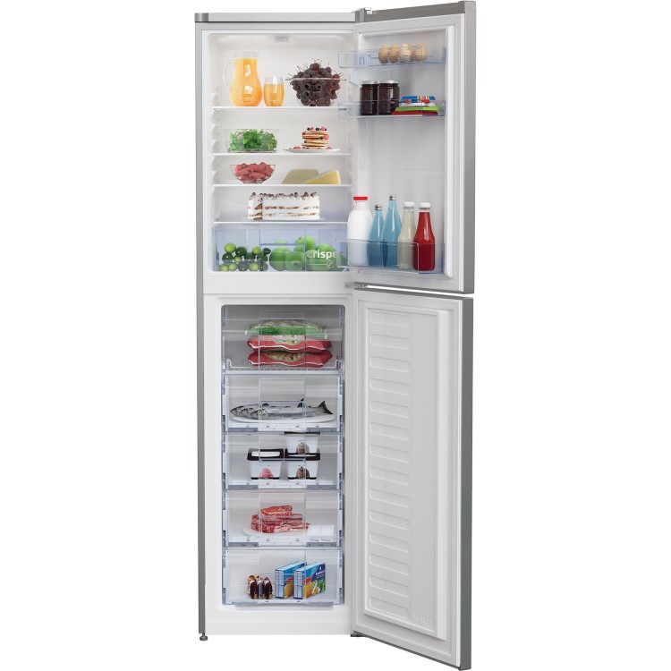 Beko 286 Litre 40/60 Freestanding Fridge Freezer - Silver