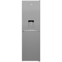 CFG4582DS Beko 268 Litre 50/50 Freestanding Fridge Freezer with Water Dispenser - Silver