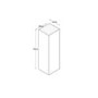 Beko 270 Litre 50/50 Split Freestanding Fridge Freezer - Silver