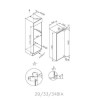 Candy 316 Litre Integrated In-column Larder Fridge