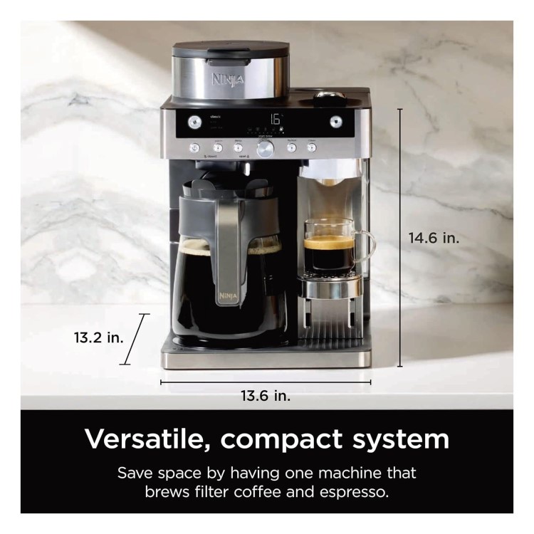 Ninja Prestige 2-in-1 Filter Coffee and Pod Capsule Machine