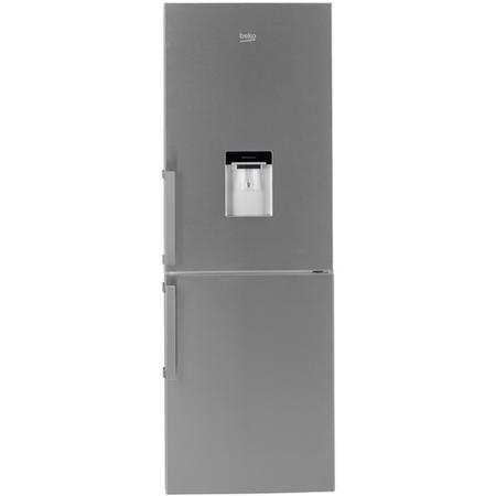 Refurbished Beko CFP1675DX Freestanding 303 Litre 60/40 Fridge Freezer Stainless Steel