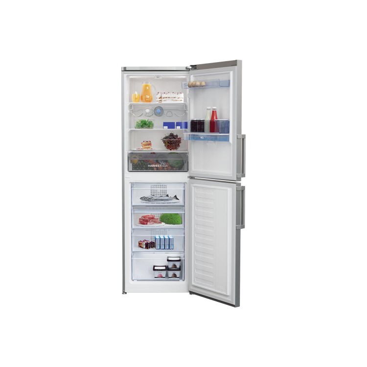 Beko 324 Litre 50/50 Freestanding Fridge Freezer with HarvestFresh - Silver